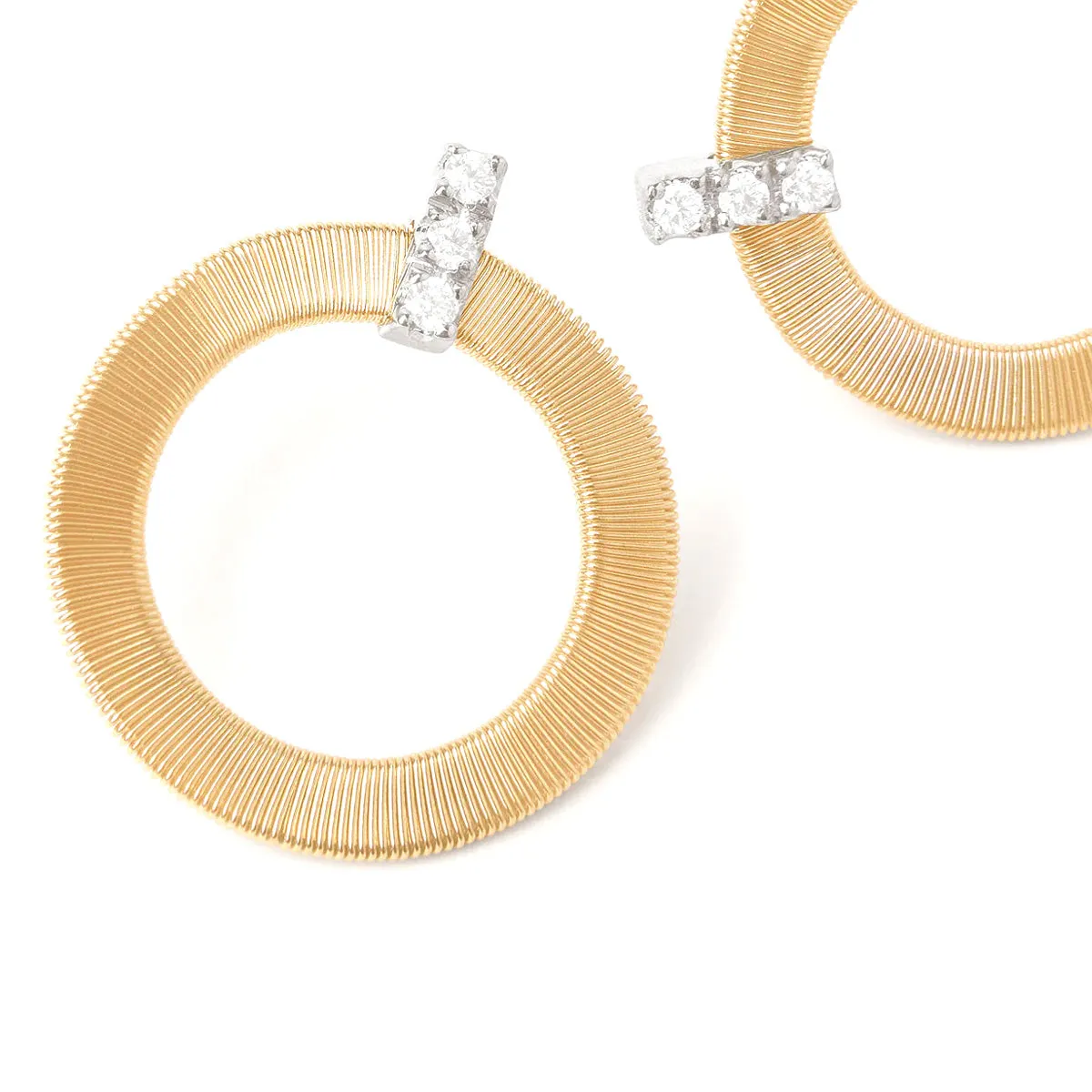 Marco Bicego Masai Circular Earrings With Diamonds