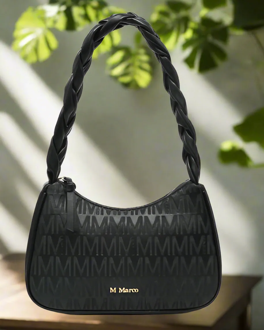 MARCO Hobo Bags for Women Braided Top Handle CROSSBODY