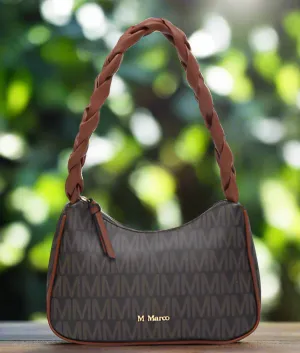 MARCO Hobo Bags for Women Braided Top Handle CROSSBODY