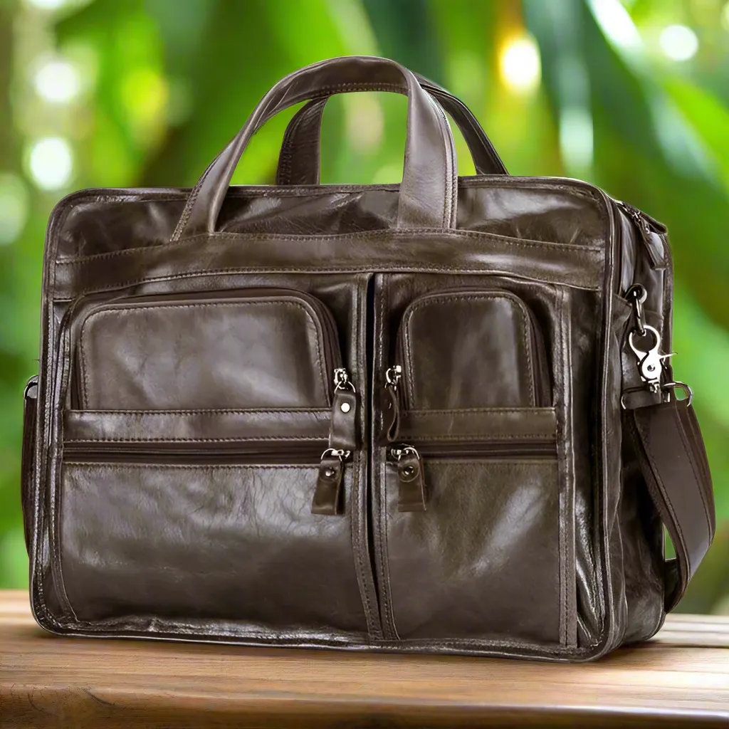 Men's Genuine Leather Briefcase
