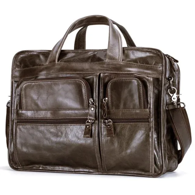 Men's Genuine Leather Briefcase
