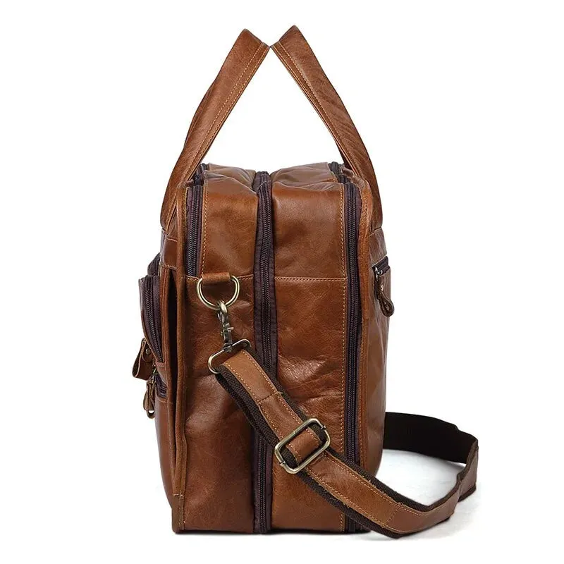 Men's Genuine Leather Briefcase