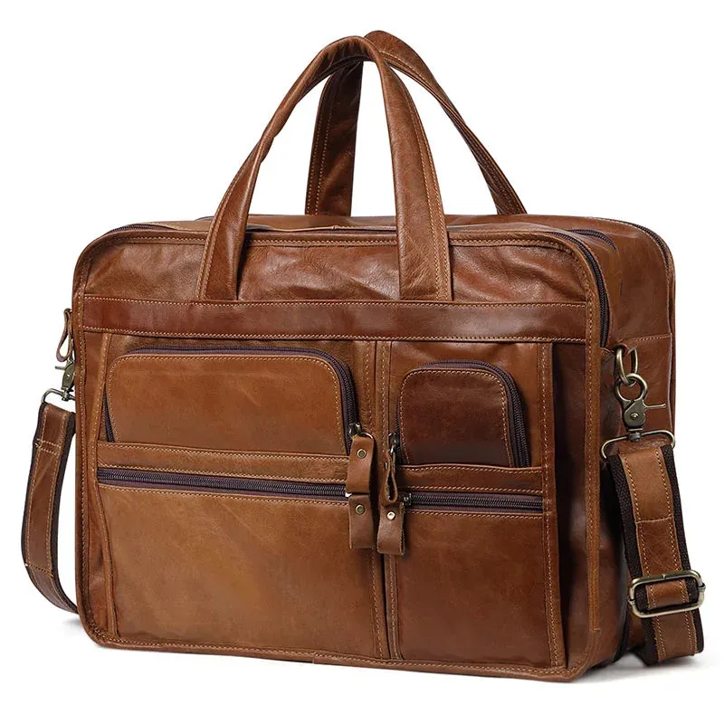 Men's Genuine Leather Briefcase
