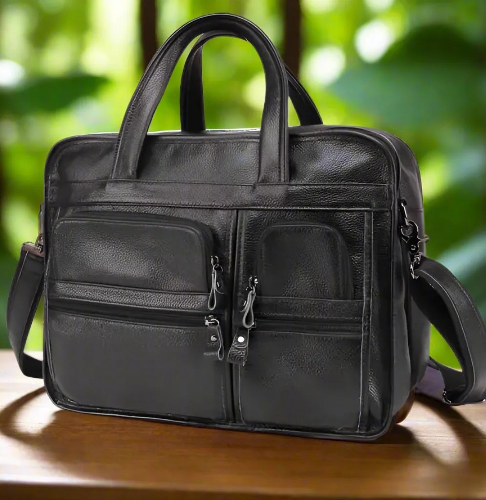 Men's Genuine Leather Briefcase