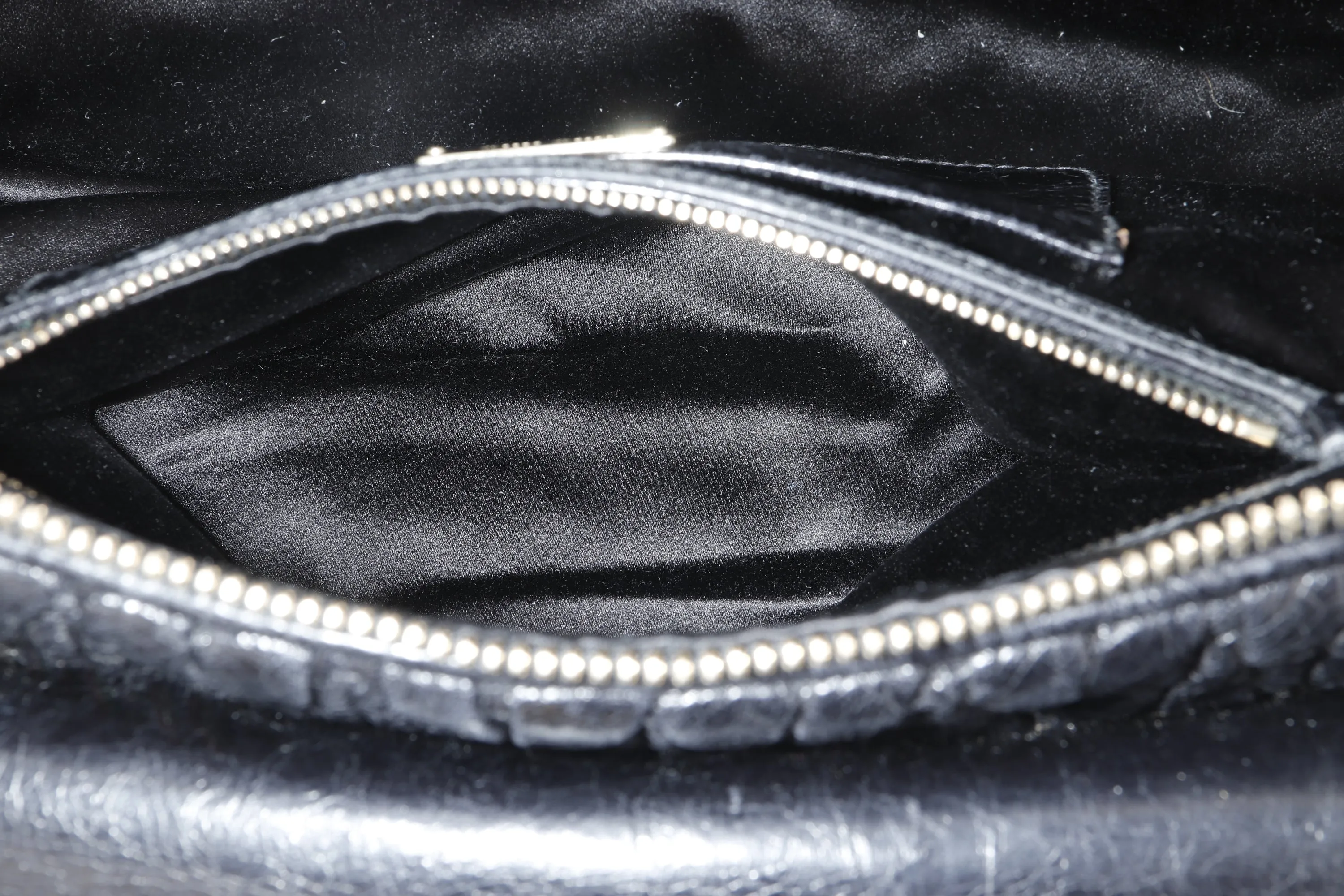 MIU MIU BLACK TOP HANDLE BAG, WITH DUST COVER, NO STRAP