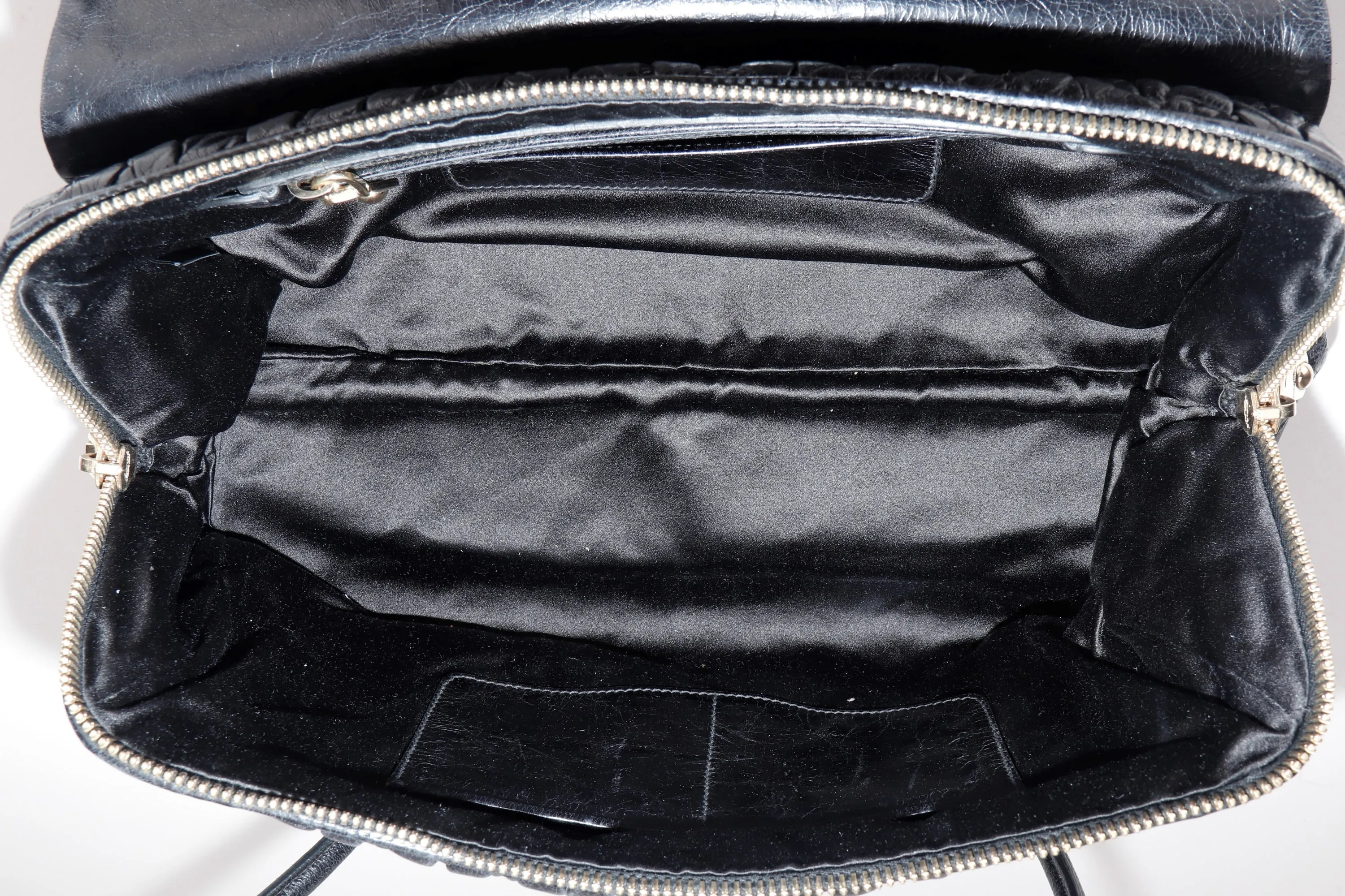 MIU MIU BLACK TOP HANDLE BAG, WITH DUST COVER, NO STRAP