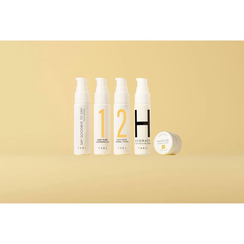Moisture Travel Pack Mini Set - Retail Item by Tuel Skincare