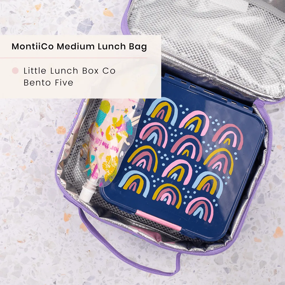MONTII.CO Medium Insulated Lunch Bag - Dinosaur