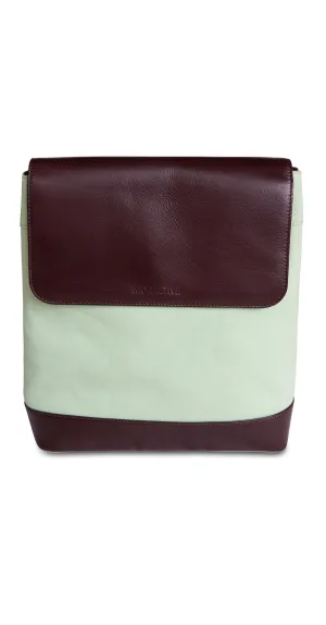 Moraltive Rucksacks - Mint Green & Brown