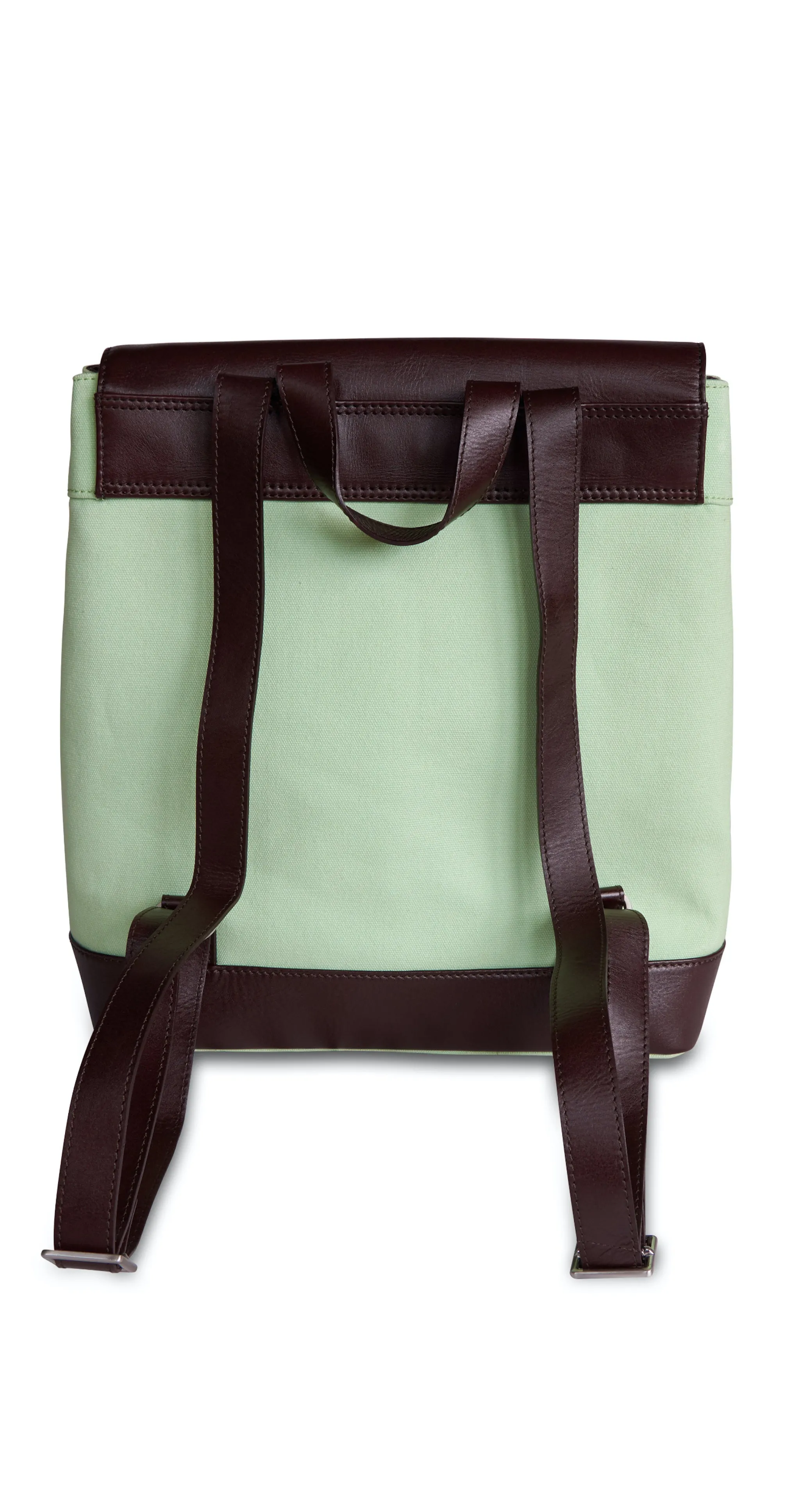 Moraltive Rucksacks - Mint Green & Brown