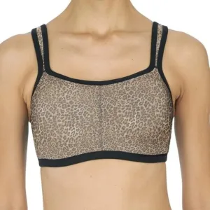 Natori Yogi Convertible Contour Sports Bra Size 32C &quot;Grey Animal&quot; Color NEW