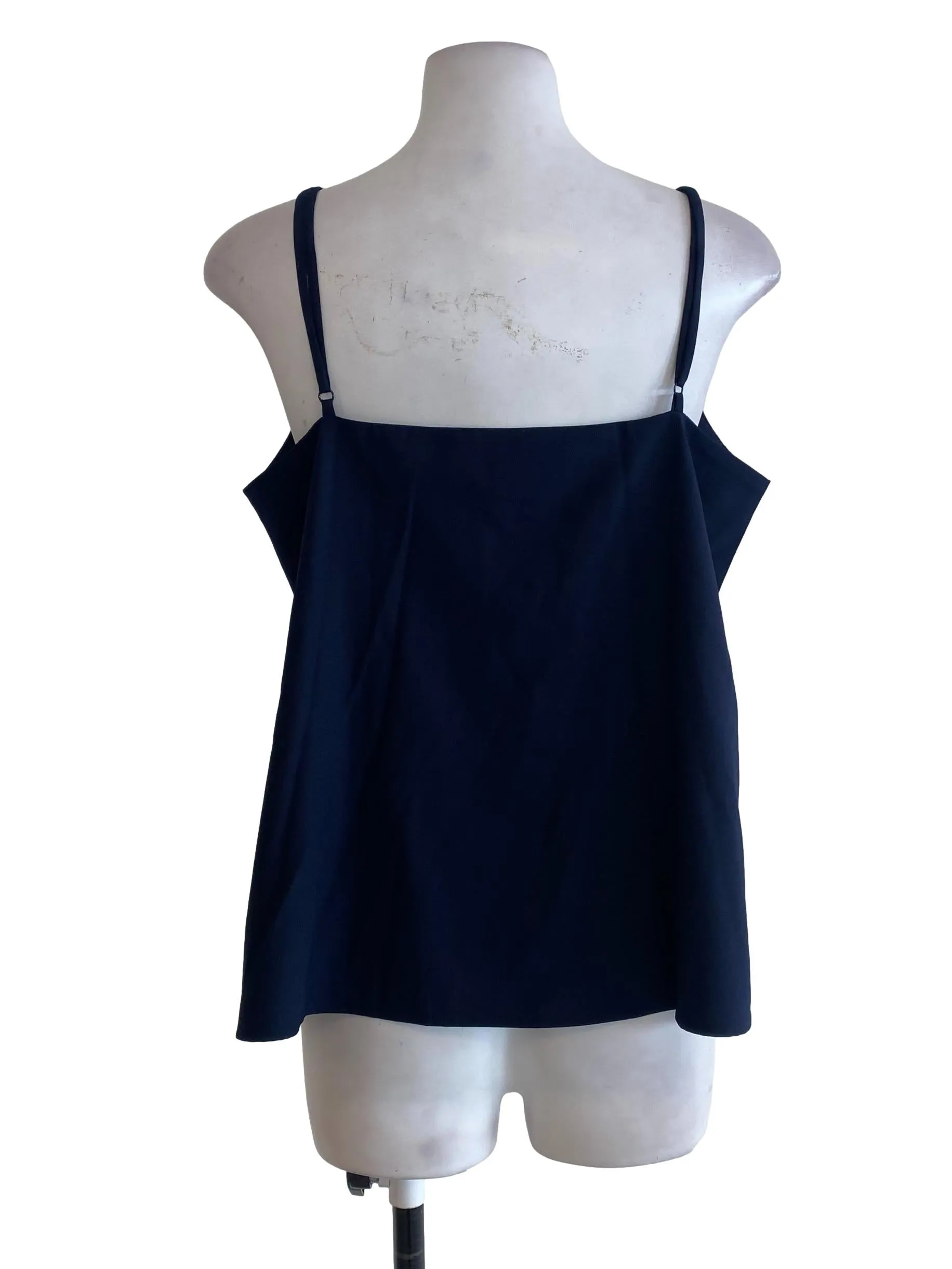 Navy Blue V Neck Camisole