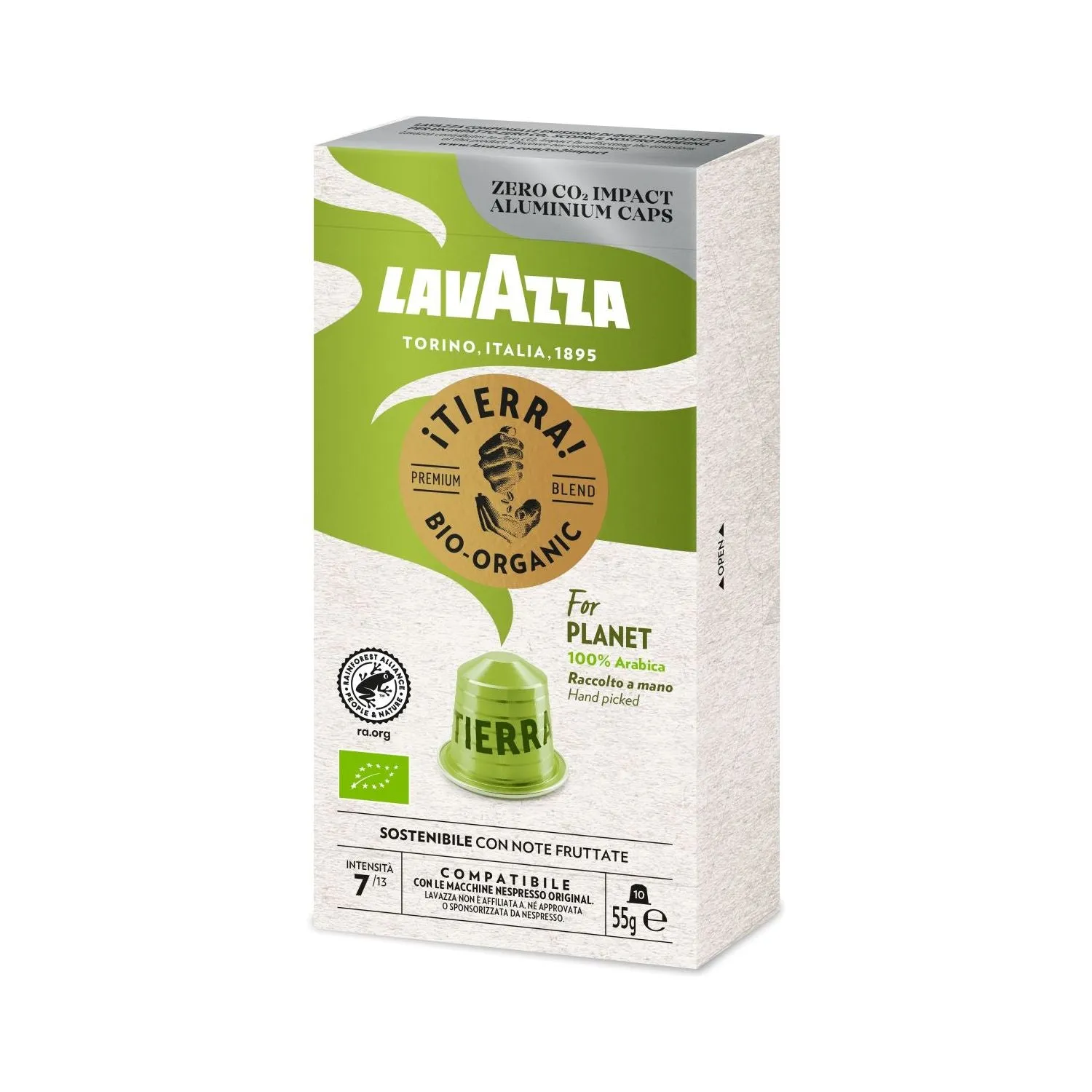 Nespresso Compatible Lavazza Tierra 40 Coffee Capsules