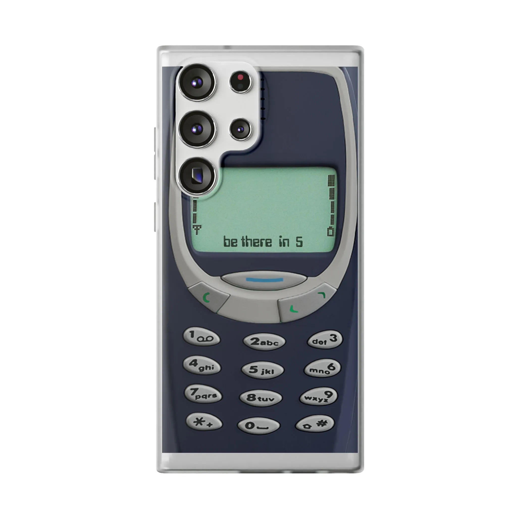 Nostalgic Cell Phone Print Case Be There in 5