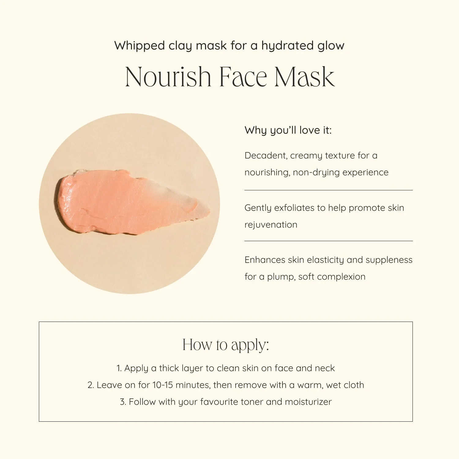 Nourish Face Mask Sample