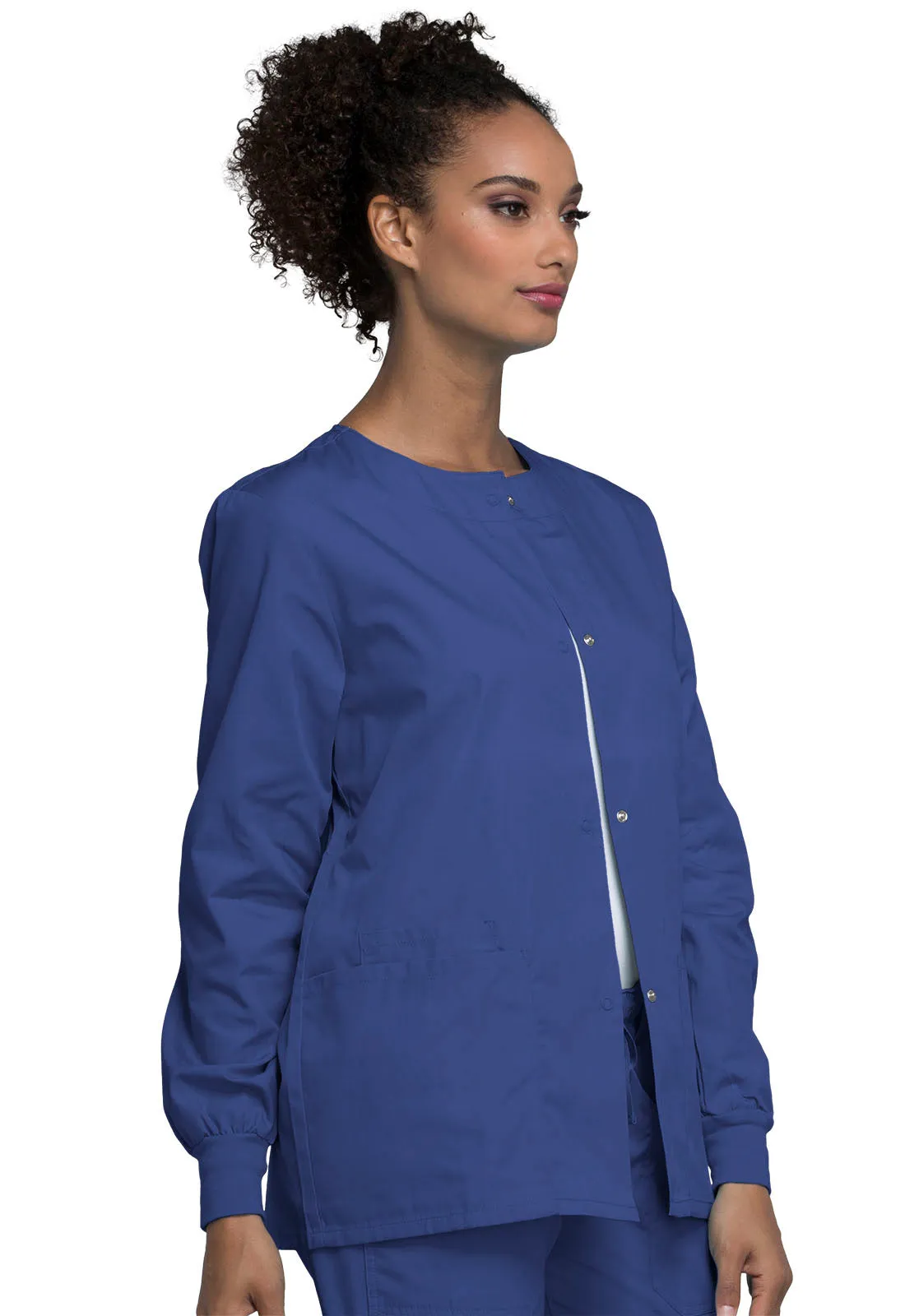 Originals 4350 Snap Front Warm-Up Jacket Galaxy Blue
