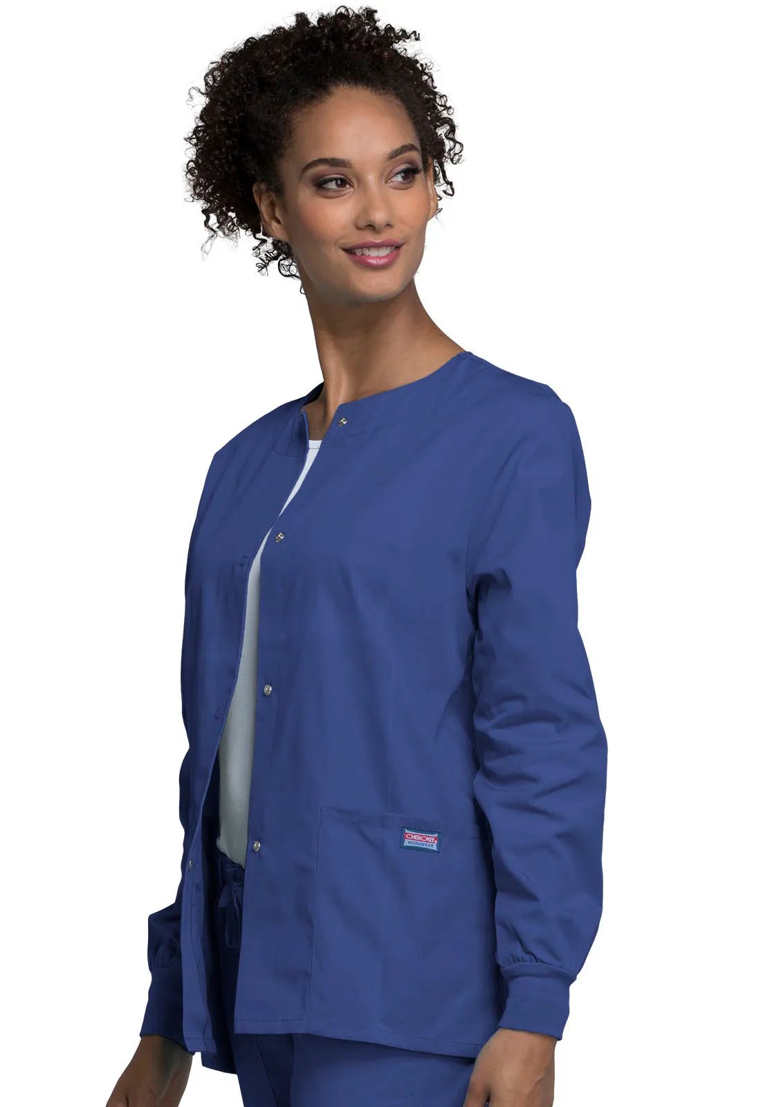 Originals 4350 Snap Front Warm-Up Jacket Galaxy Blue