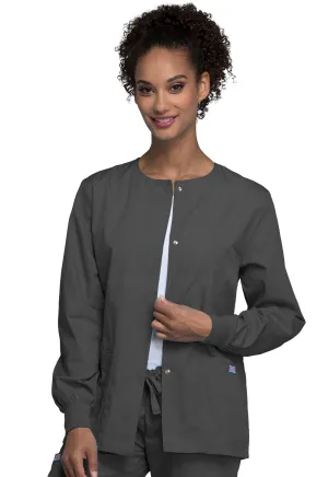 Originals 4350 Snap Front Warm-Up Jacket Pewter