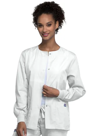 Originals 4350 Snap Front Warm-Up Jacket White