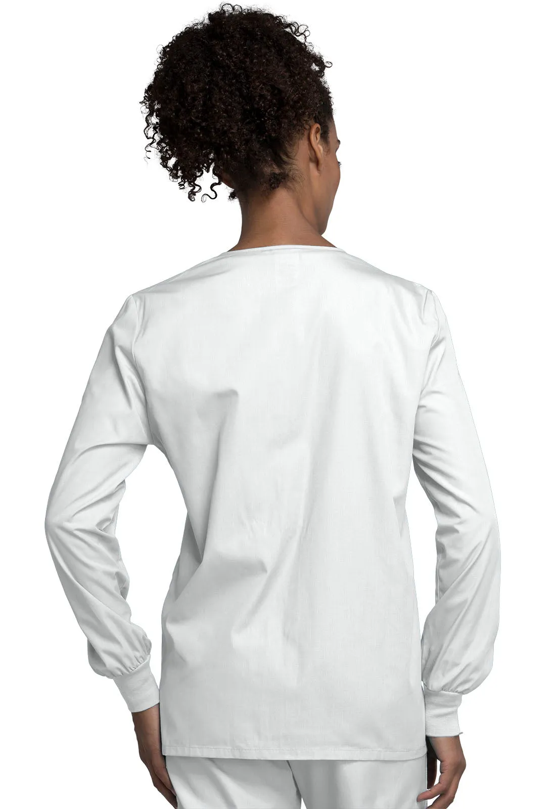Originals 4350 Snap Front Warm-Up Jacket White