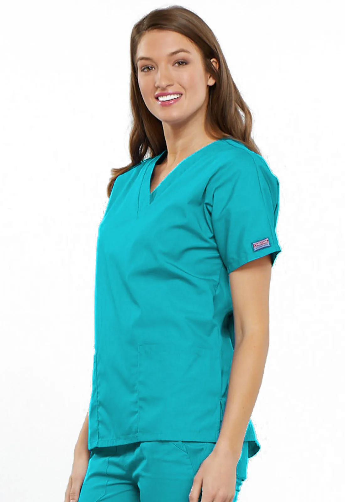 Originals 4700 V-Neck Top Turquoise