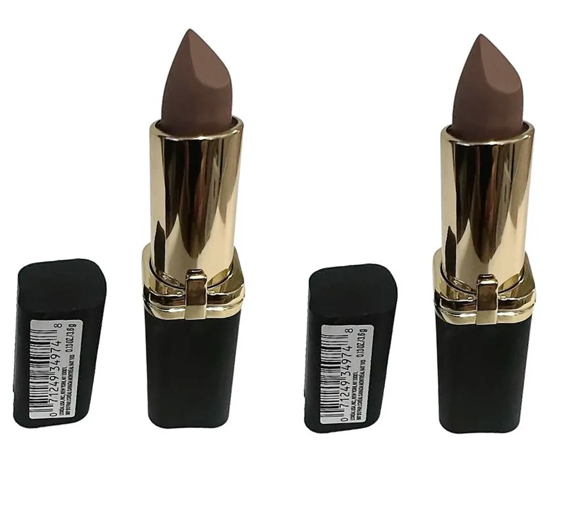 Pack of 2 L'Oreal Paris Colour Riche Matte Lipcolour, MATTE-Itude # 806