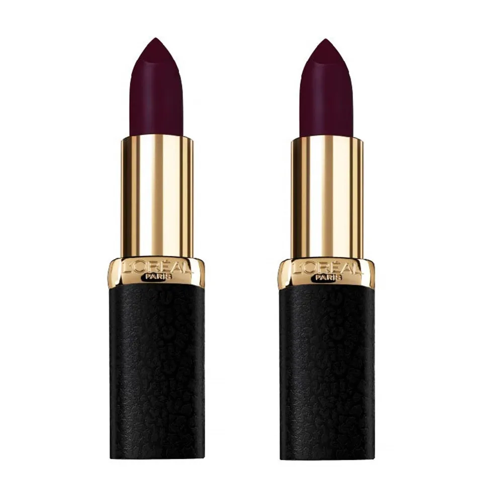 Pack of 2 L'Oreal Paris Colour Riche Matte Lipcolour, Matte-Jestic #707
