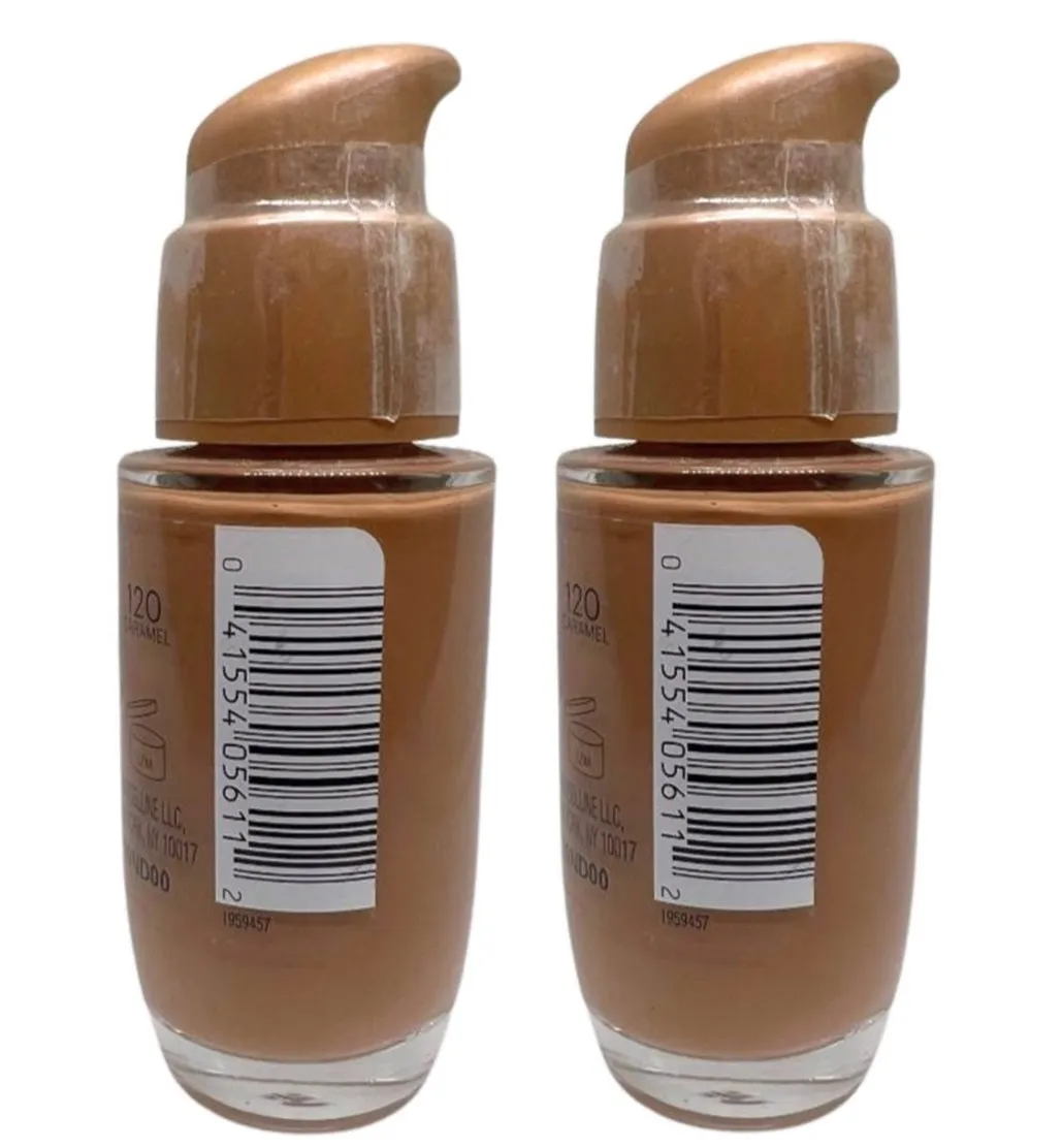 Pack of 2 Maybelline New York Dream Liquid Mousse Airbrush Finish, Caramel 120
