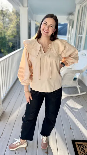 Paige Ecru top