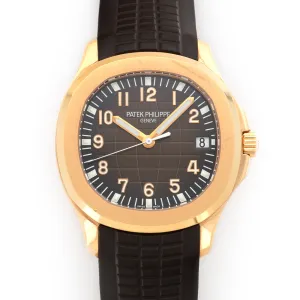 Patek Philippe Aquanaut Rose Gold on Strap Ref. 5167R
