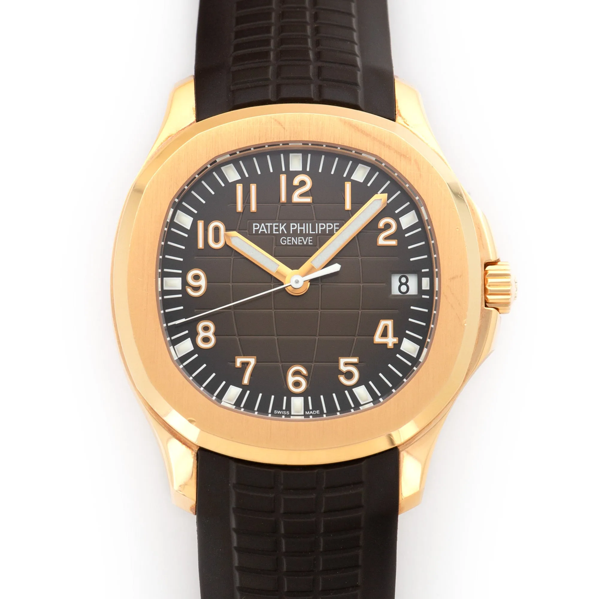 Patek Philippe Aquanaut Rose Gold on Strap Ref. 5167R