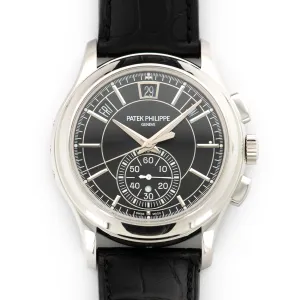 Patek Philippe Platinum Annual Calender Chronograph Watch Ref. 5905