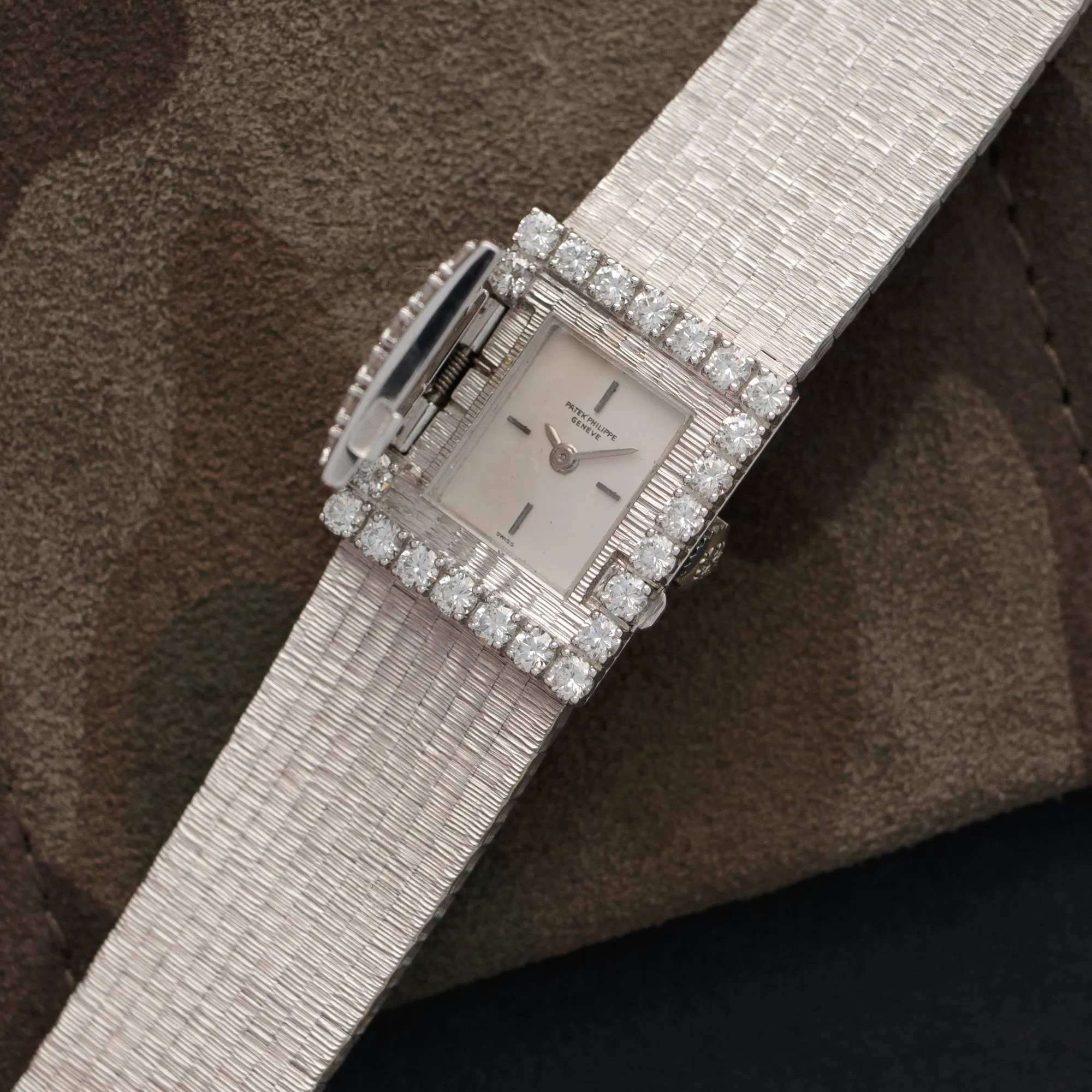 Patek Philippe White Gold Diamond Watch, Ref. 3366