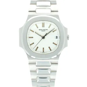 Patek Philippe White Gold Nautilus Ref. 3800 in Top Condition