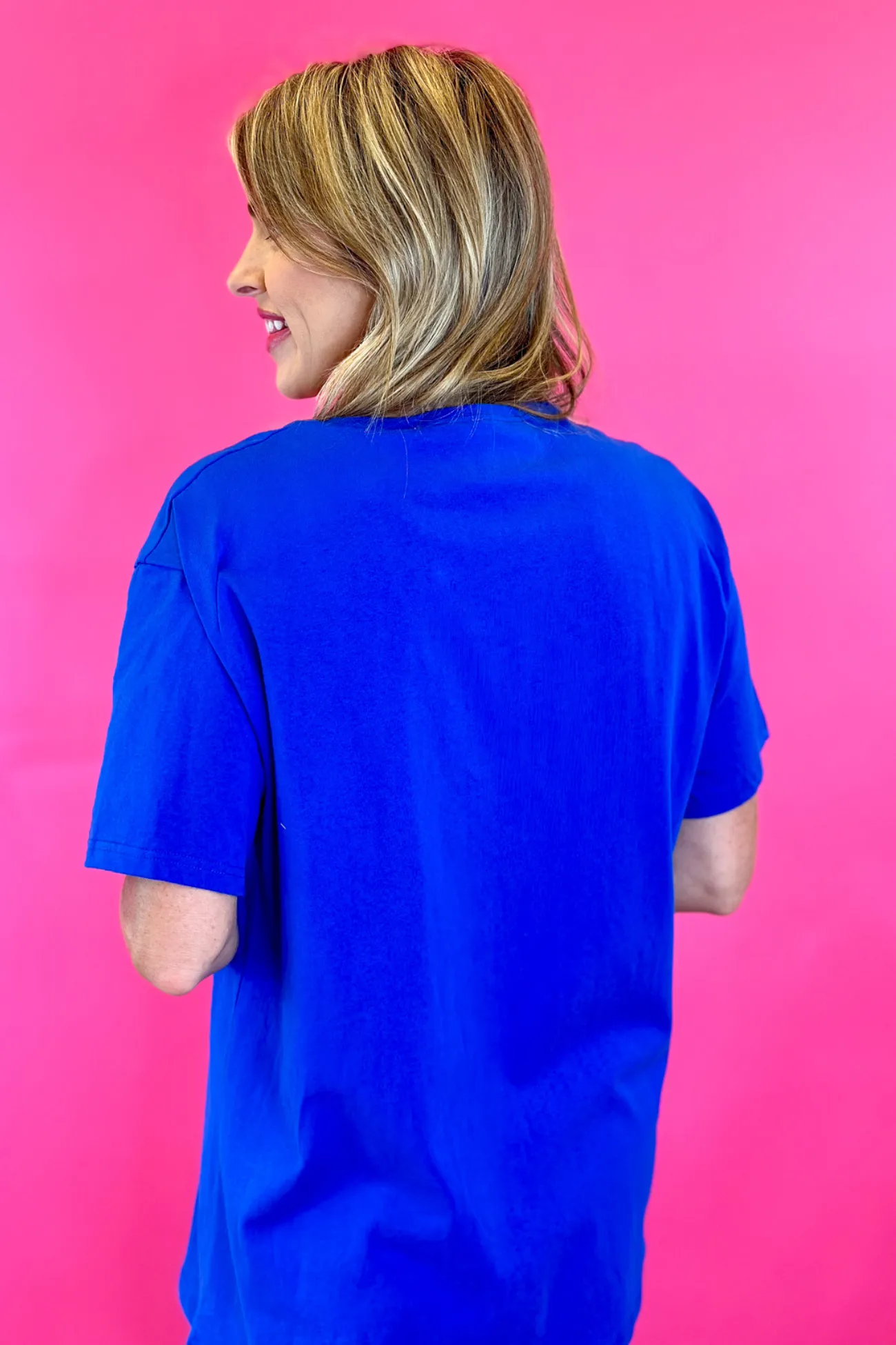 Pearl Studded Outline Mama Patch Tee