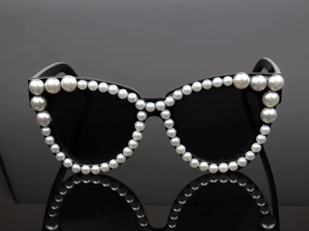 PEARL STUDDED SUNGLASSES