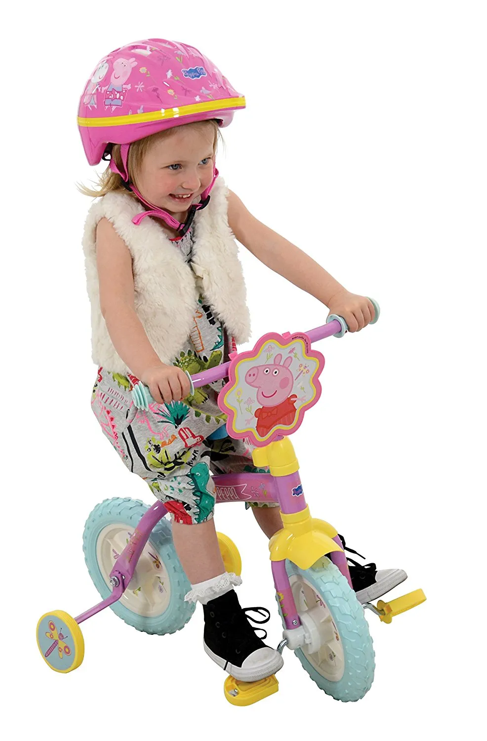 Peppa Pig M14270 10-Inch 2-in-1 Training Bike