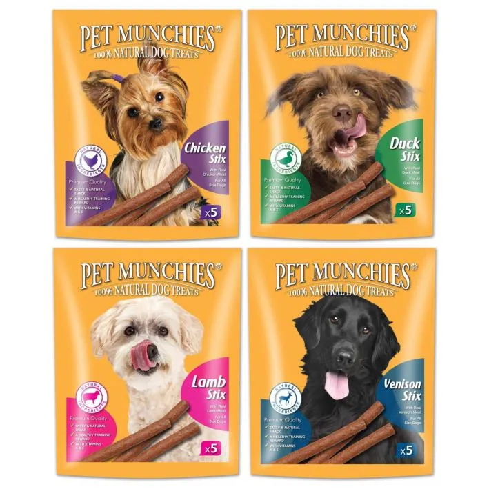 Pet Munchies Stix 5 x 10 bags