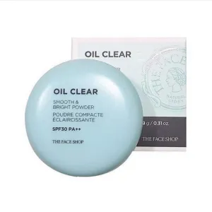 Phấn Phủ The Face Shop Oil Clear SPF30  9g - Dạng Nén, Kiềm Dầu