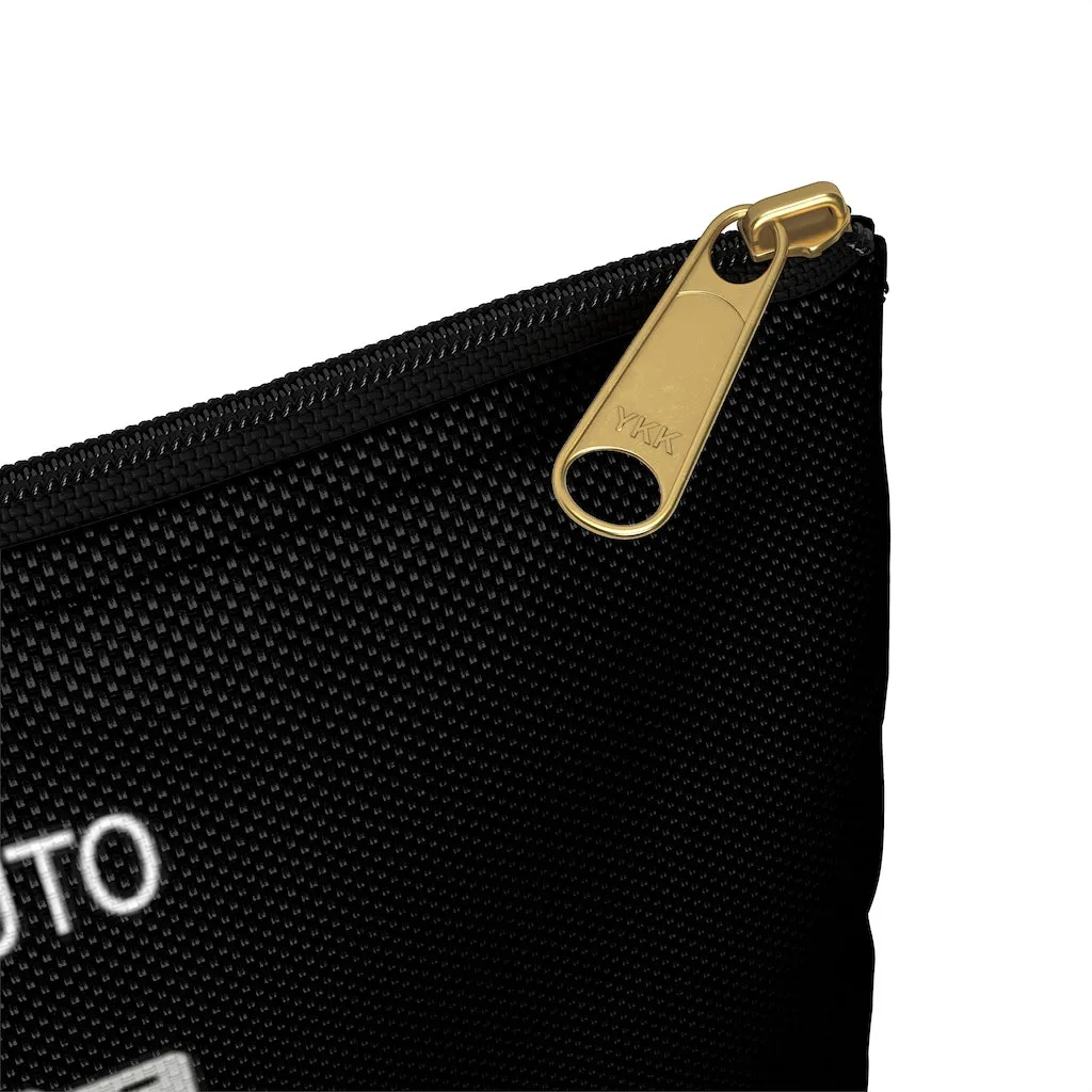 Photographer Raw Black Zippered Accessory Bag (FWS) Made in the USA