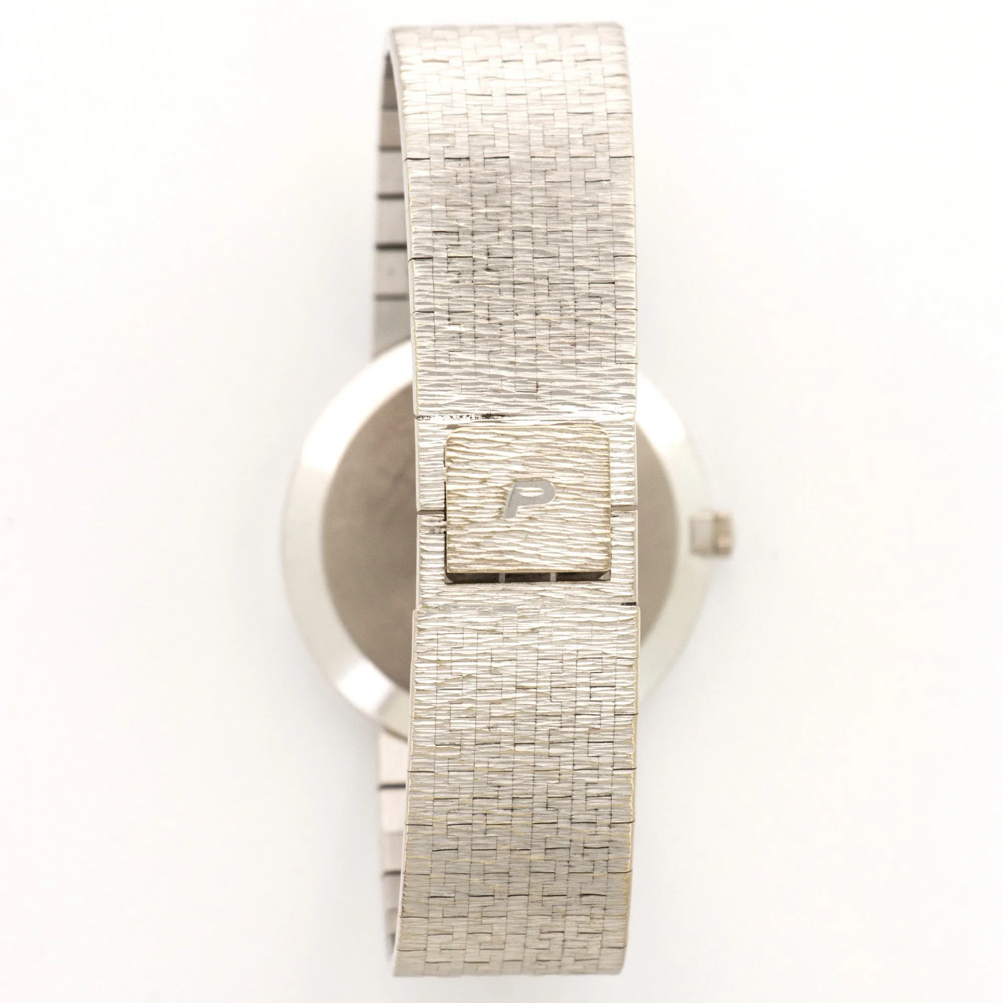 Piaget White Gold Automatic Watch Ref. 12311, Retailed by Asprey