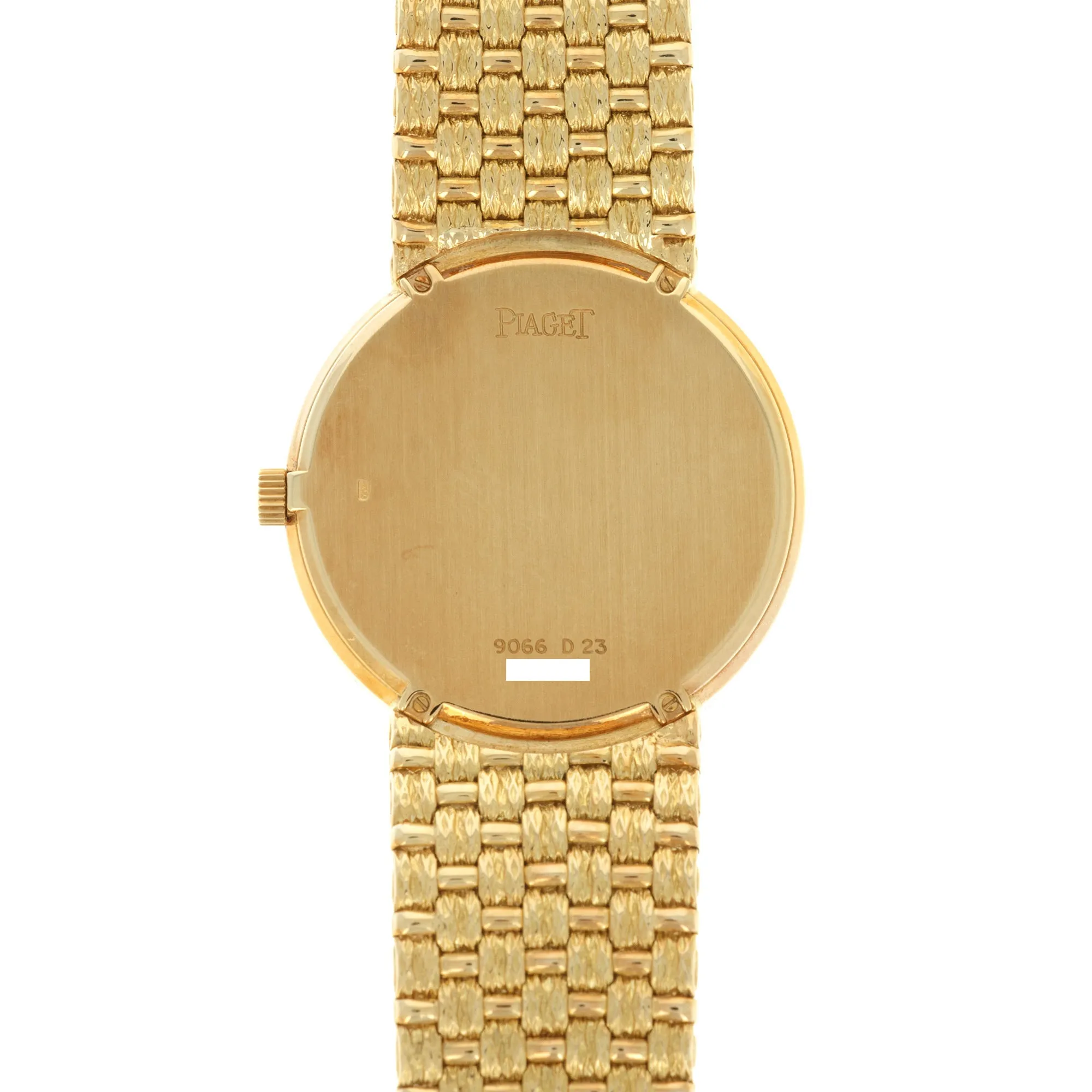 Piaget Yellow Gold Diamond & Onyx Watch, 1970s