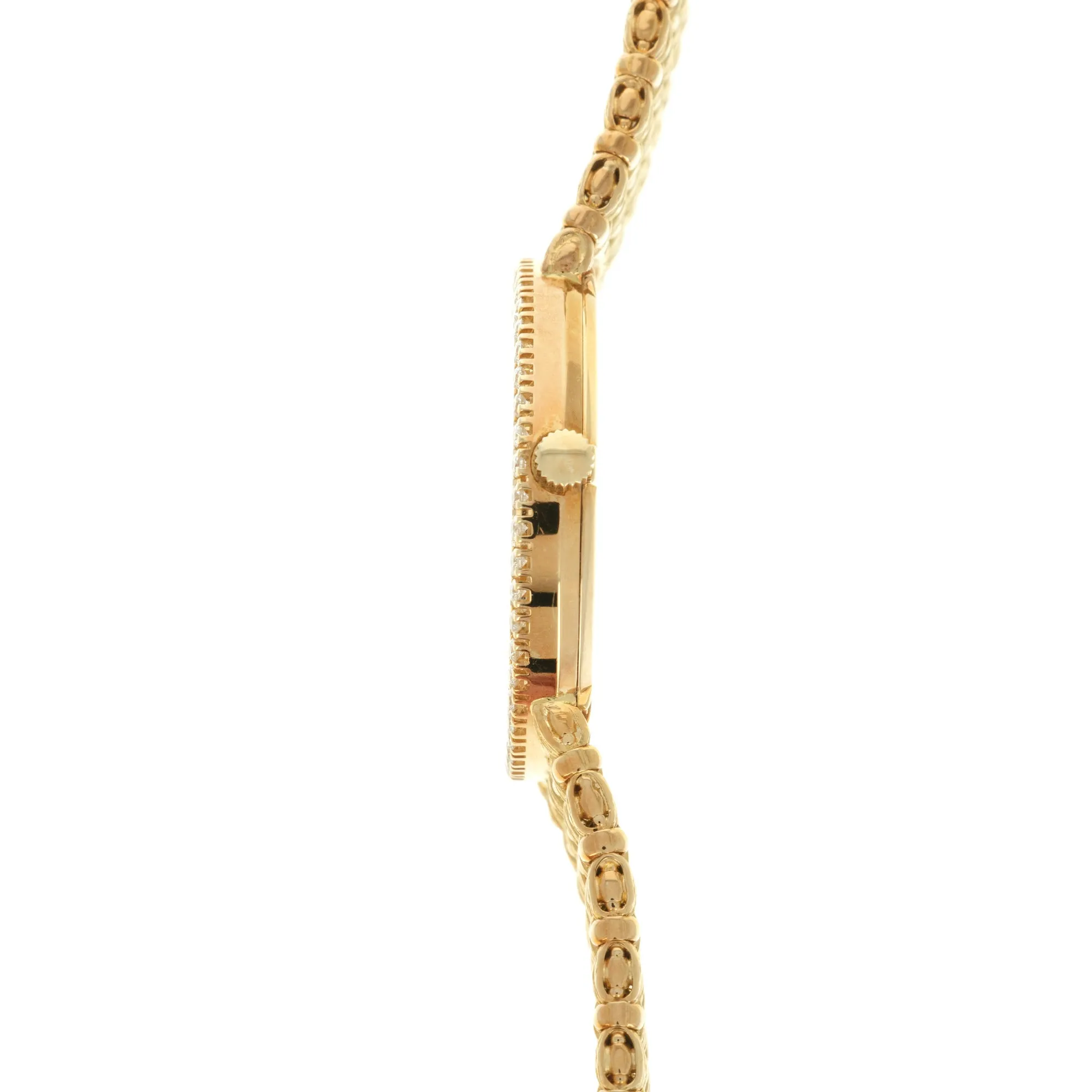 Piaget Yellow Gold Diamond & Onyx Watch, 1970s