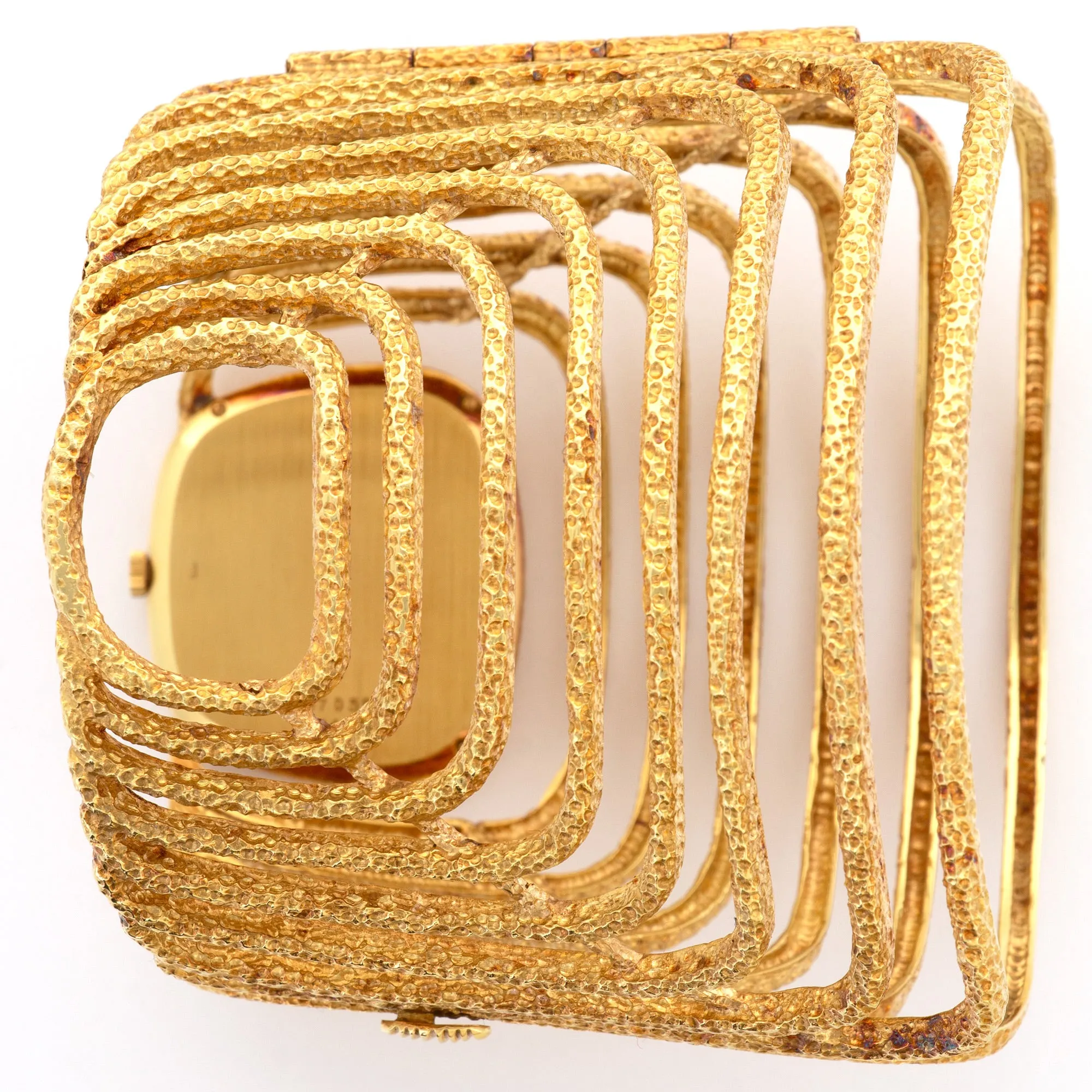 Piaget Yellow Gold Manchette Tigerseye Watch
