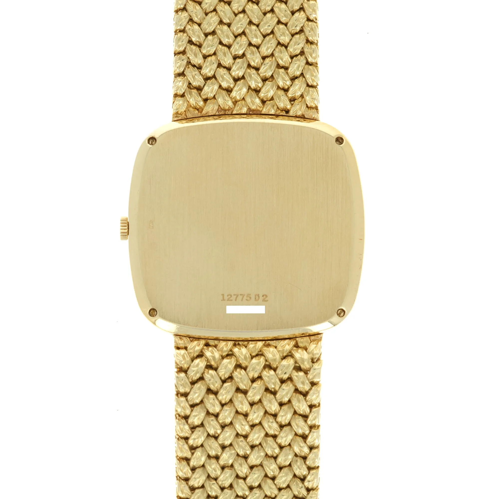 Piaget Yellow Gold Onyx Diamond Watch, 1970s