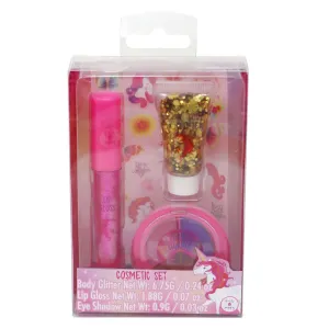 Pink Poppy - Unicorn Butterfly Cosmetic Set - (Pack Size: 4)