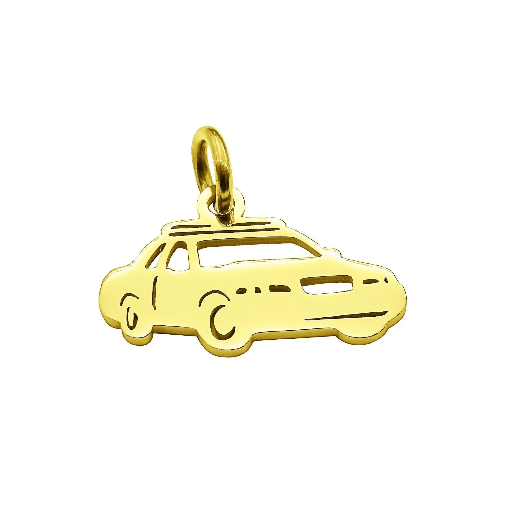 Police Car Charm for Keyring