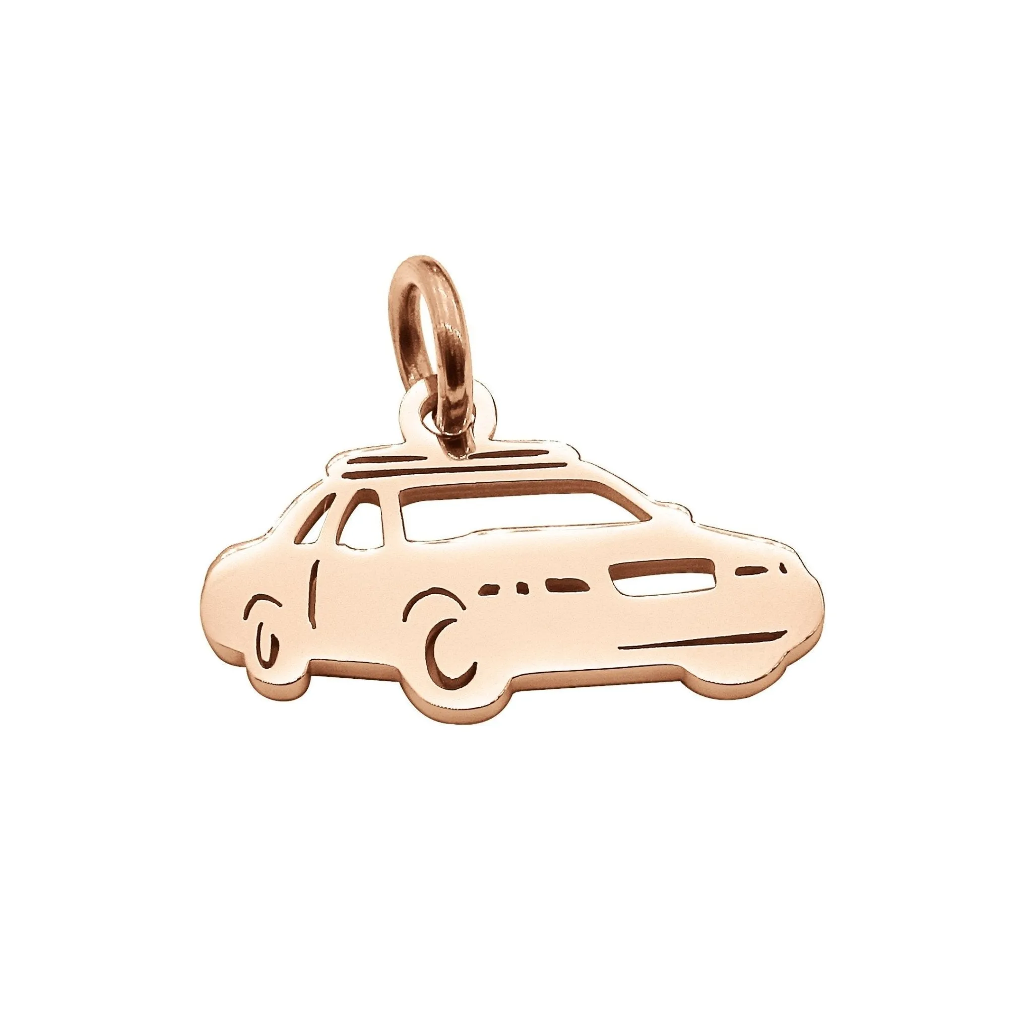 Police Car Charm for Keyring