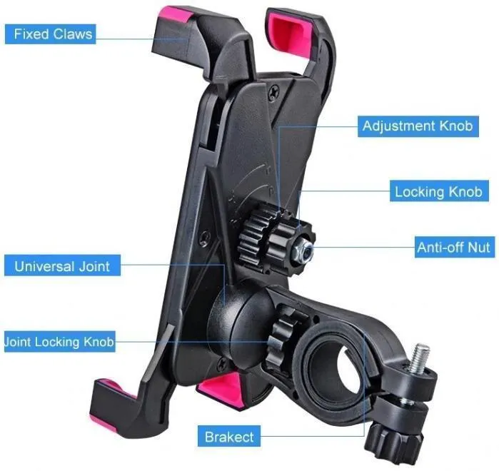 Pro Cellphone Mount For Mountain & Road Bikes FITS Samsung Galaxy 9, 8, 7, 6,   You Get FREE Shipping Today!