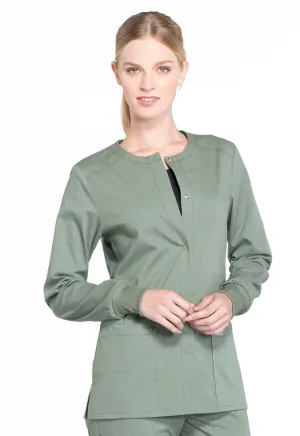 Professionals WW340 Snap Front Jacket Olive